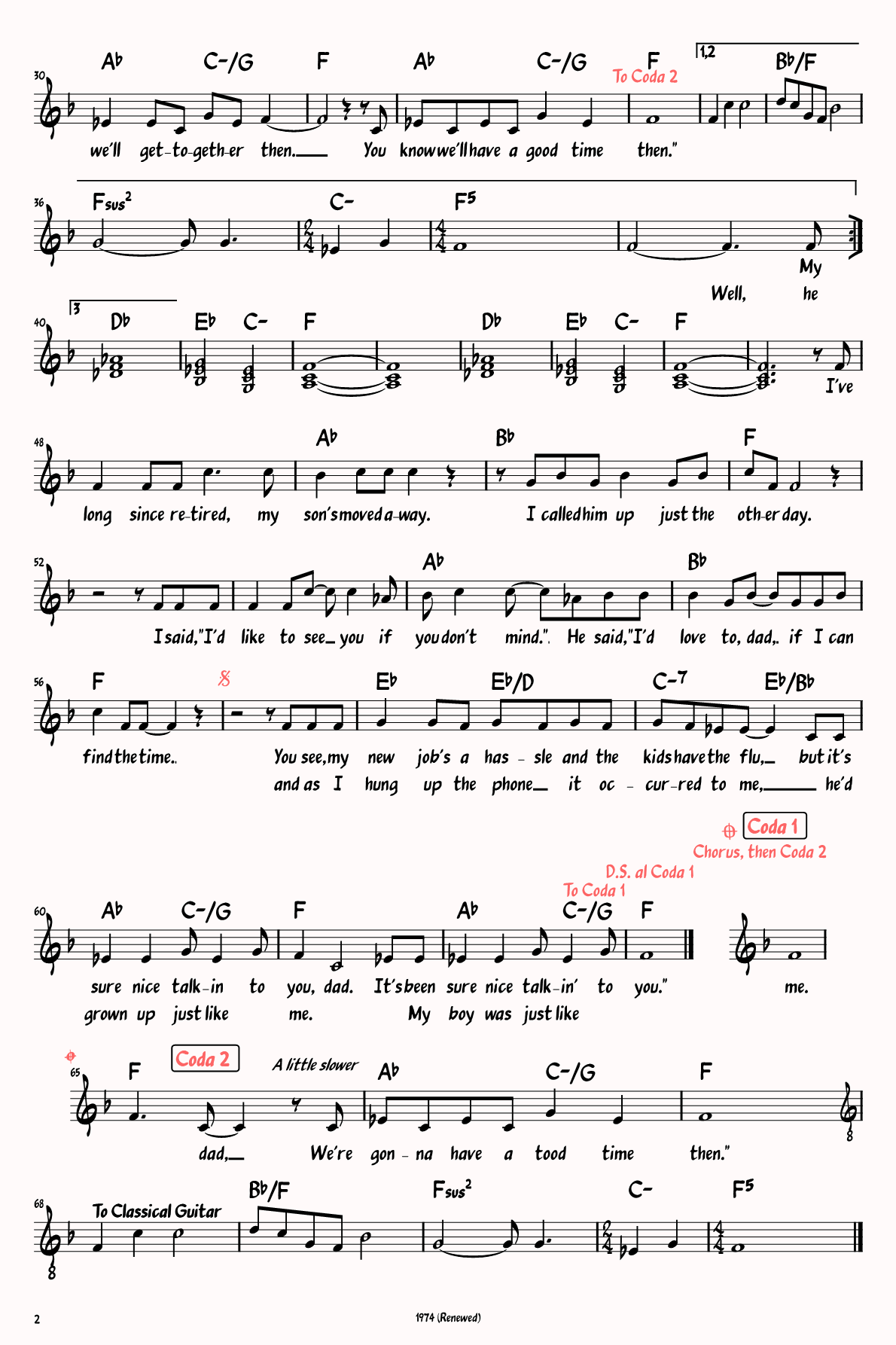Sheet Music